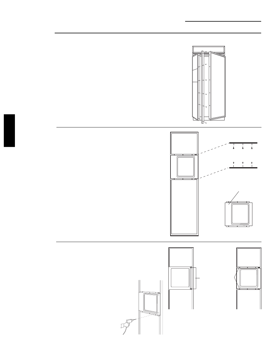 Zkh1 trim kit (for 1/4" panels) | GE Monogram ZISB42D User Manual | Page 24 / 48
