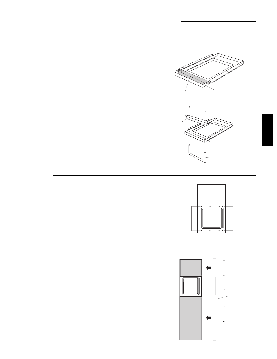 Zkh1 trim kit (for 1/4" panels) | GE Monogram ZISB42D User Manual | Page 25 / 48