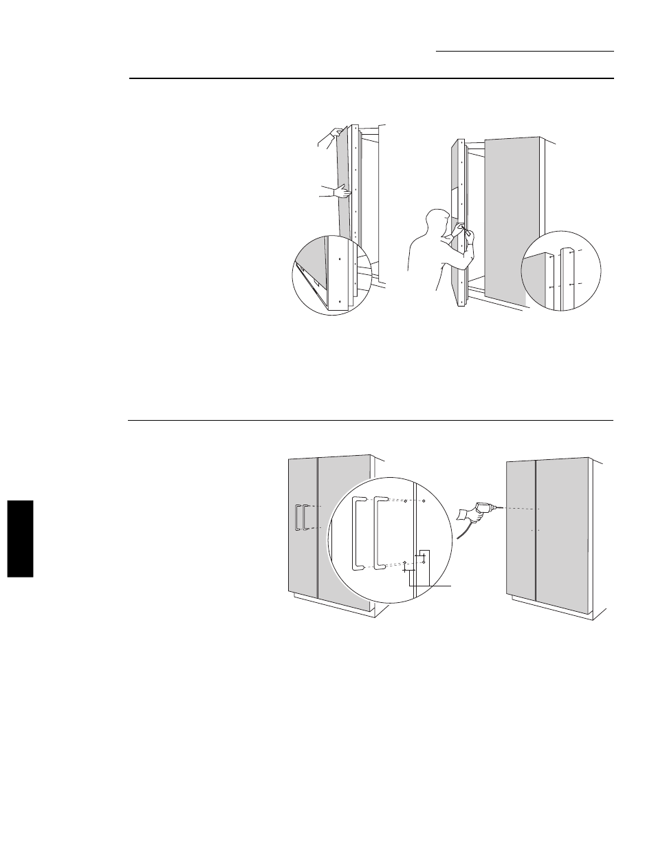 Zkht1 trim kit (for 3/4" panels) | GE Monogram ZISB42D User Manual | Page 34 / 48