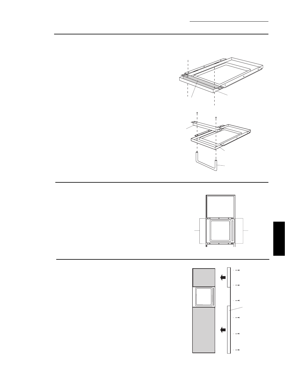 Zkht1 trim kit (for 3/4" panels) | GE Monogram ZISB42D User Manual | Page 37 / 48