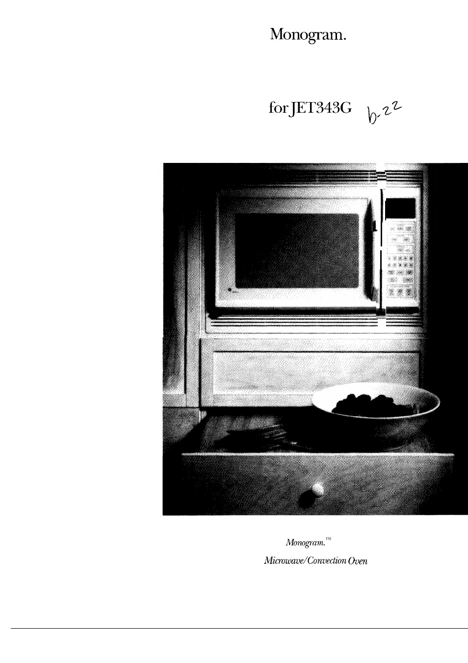 GE Monogram JET343G User Manual | 36 pages