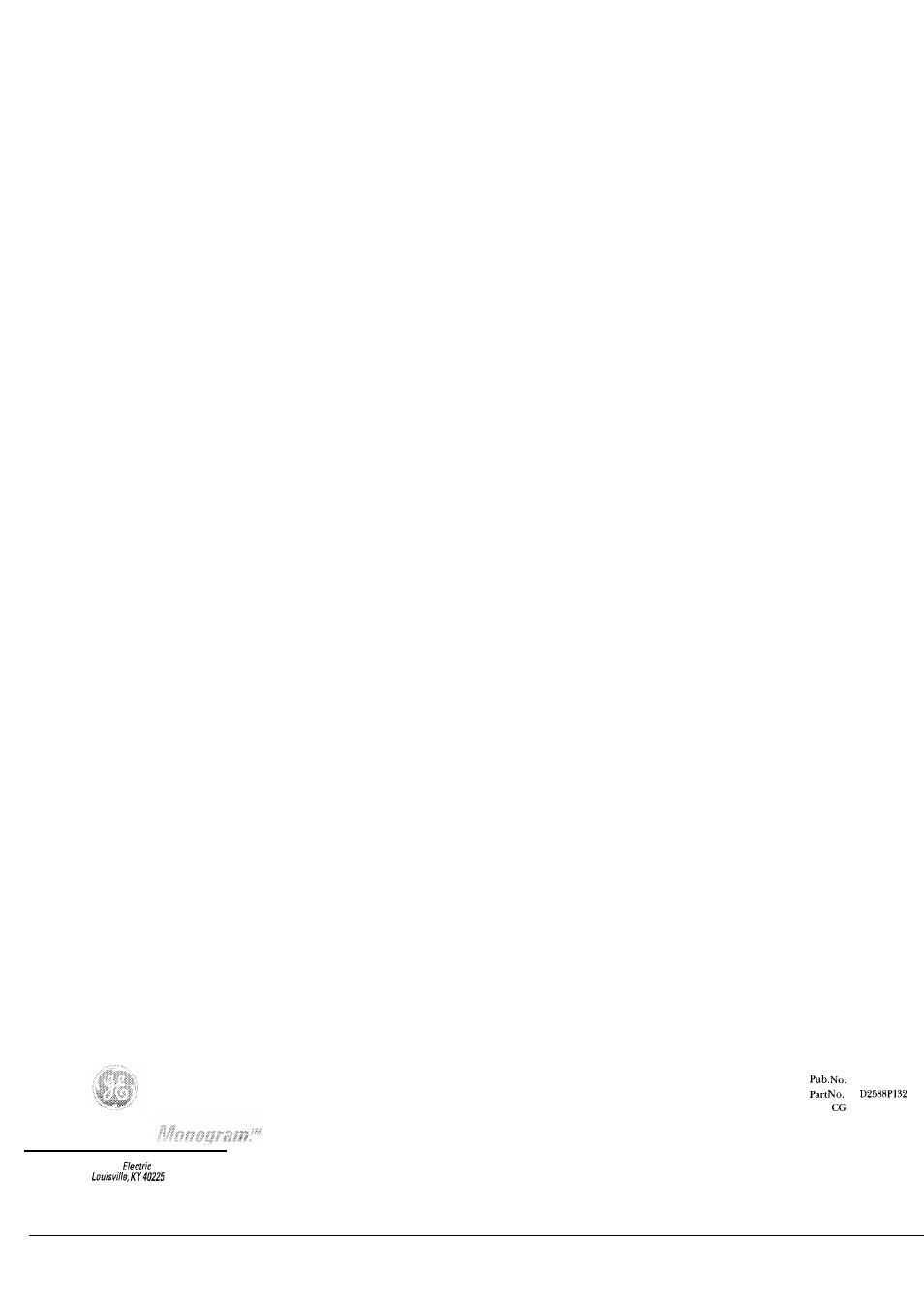 GE Monogram JET343G User Manual | Page 36 / 36