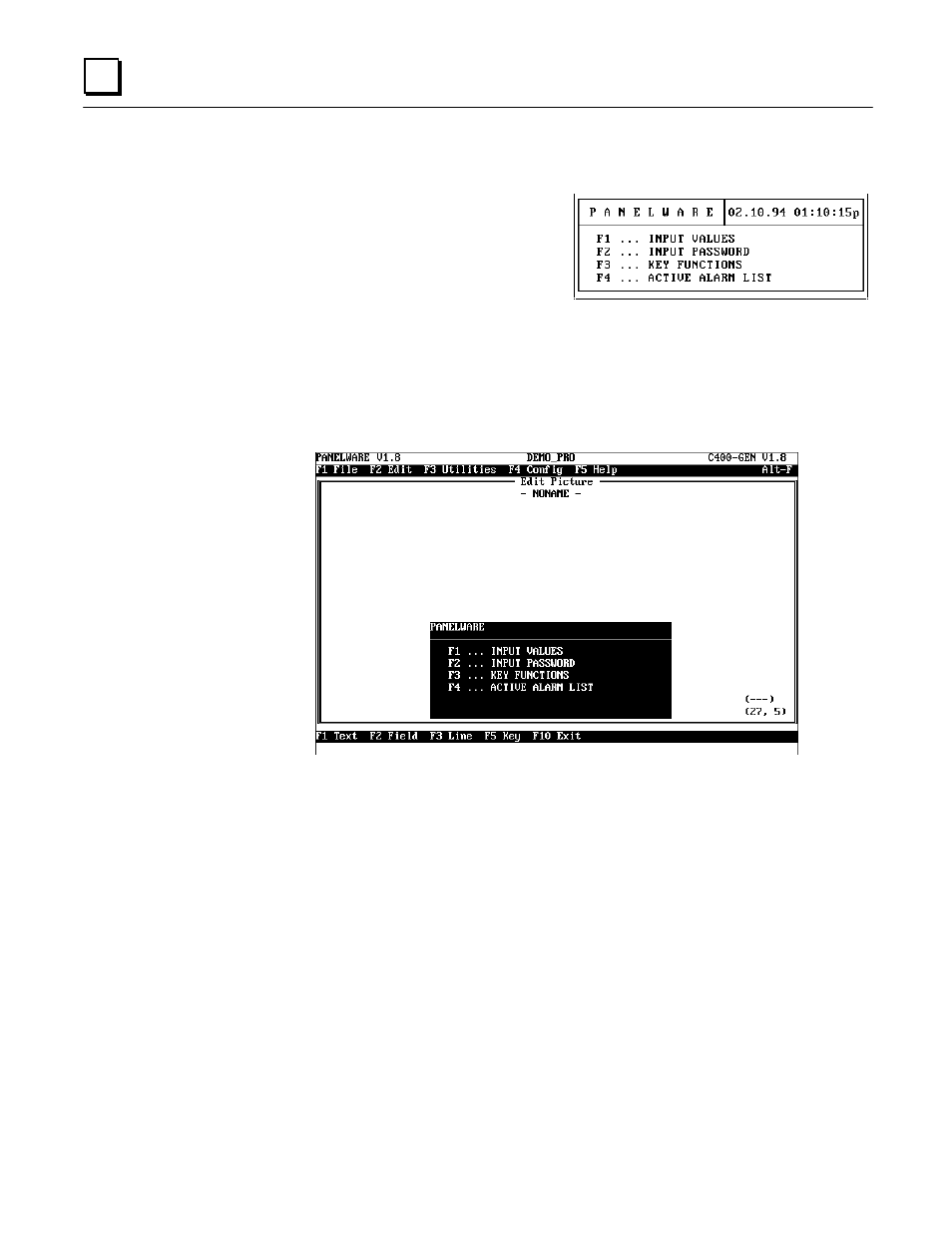 6main picture (main menu) | GE Monogram GE Fanuc Automation GFK-1115 User Manual | Page 120 / 175