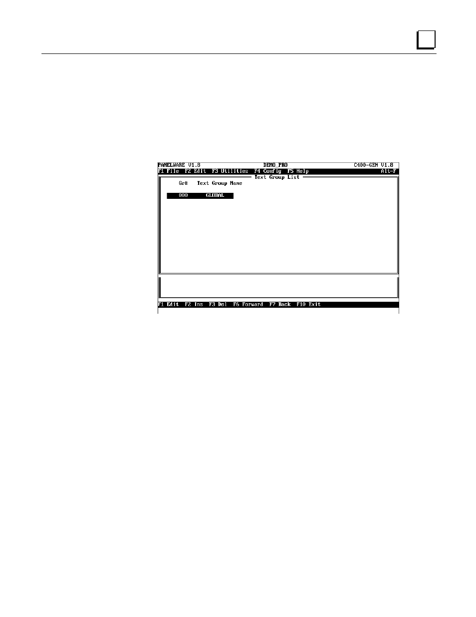 6defining the text groups | GE Monogram GE Fanuc Automation GFK-1115 User Manual | Page 147 / 175