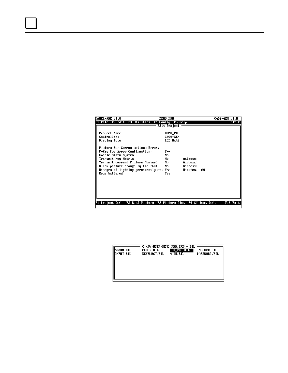 6binding pictures to the project, Error picture | GE Monogram GE Fanuc Automation GFK-1115 User Manual | Page 148 / 175