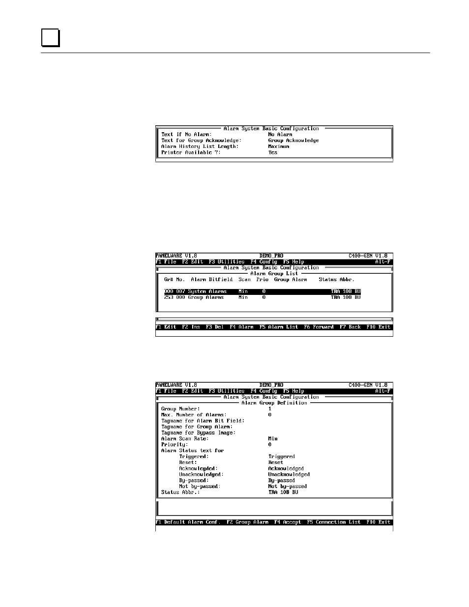 6editing the alarm system | GE Monogram GE Fanuc Automation GFK-1115 User Manual | Page 154 / 175