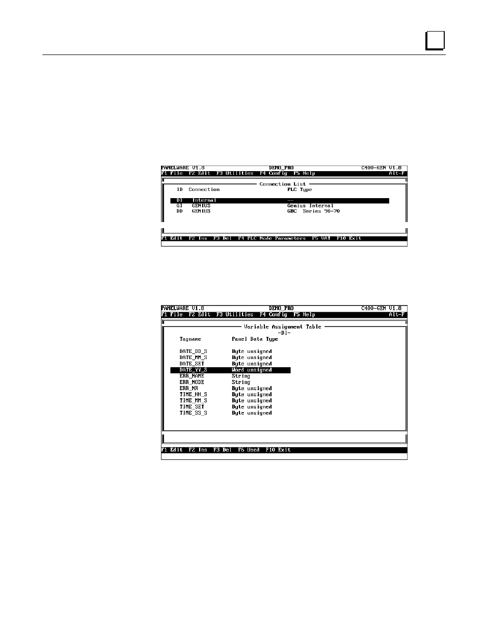 6editing the connections, Internal connection | GE Monogram GE Fanuc Automation GFK-1115 User Manual | Page 157 / 175