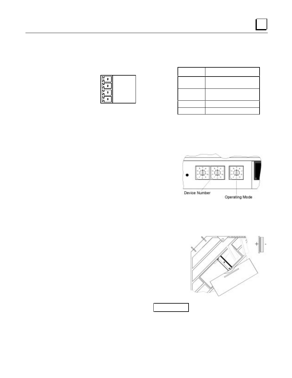 Mode switch (item 6, figure 2-2), Device number switches (item 8, figure 2-2), Lithium battery (item 7, figure 2-2) | GE Monogram GE Fanuc Automation GFK-1115 User Manual | Page 21 / 175
