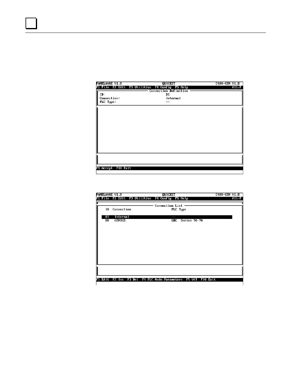 Internal connection | GE Monogram GE Fanuc Automation GFK-1115 User Manual | Page 42 / 175
