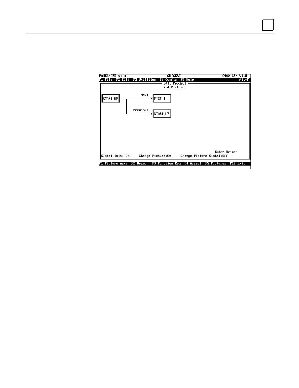 Start-up picture, 3start-up picture | GE Monogram GE Fanuc Automation GFK-1115 User Manual | Page 61 / 175