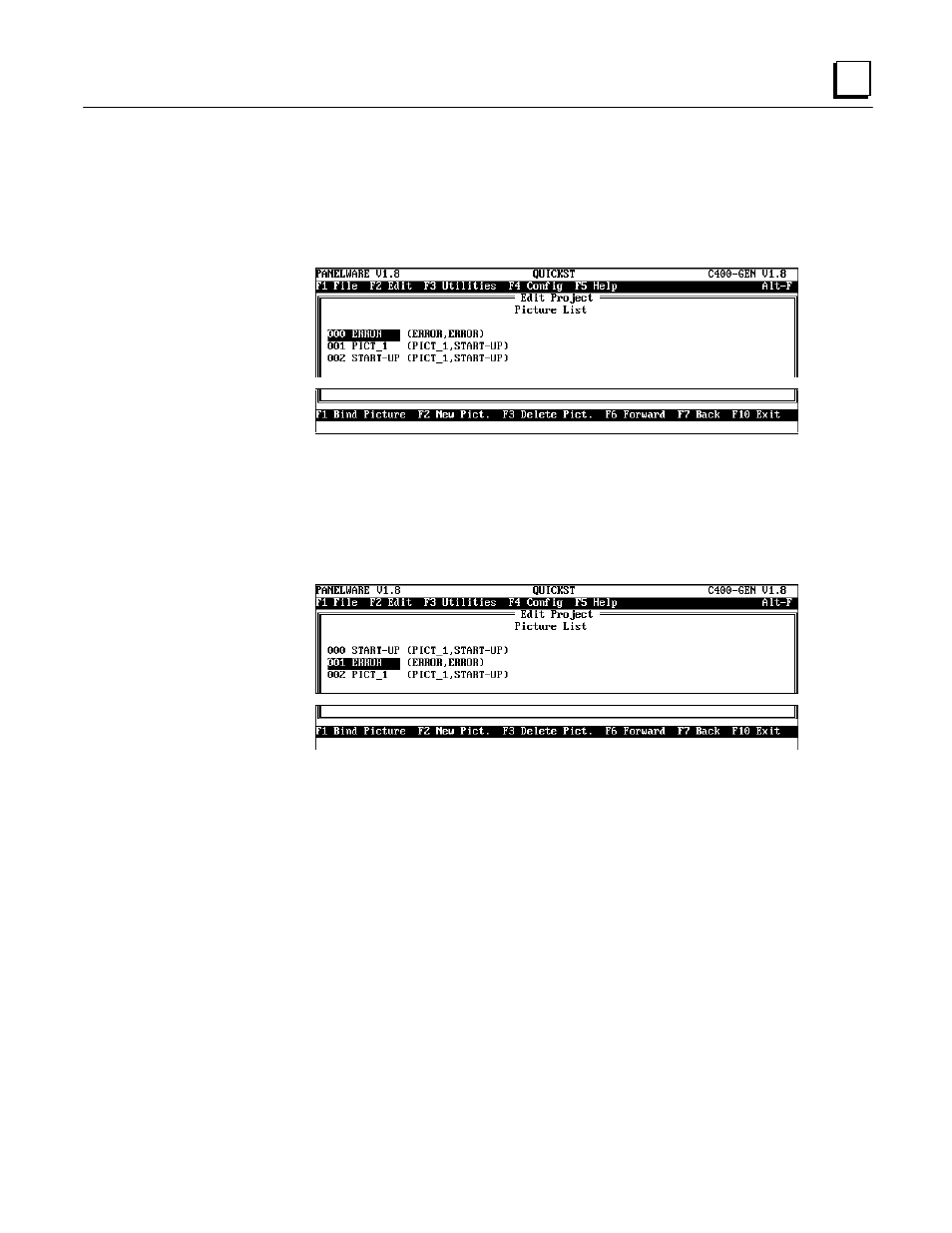 Picture list organization | GE Monogram GE Fanuc Automation GFK-1115 User Manual | Page 63 / 175