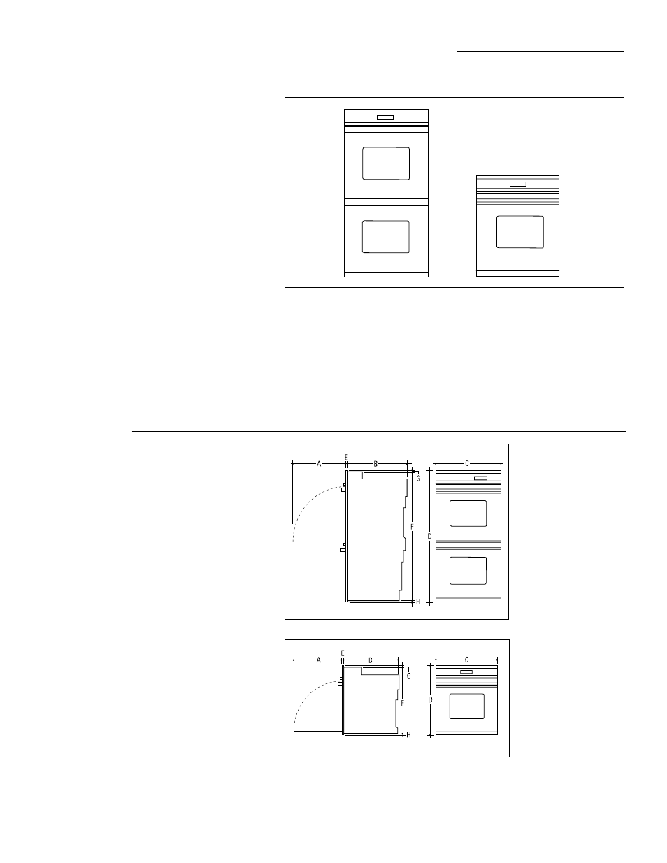 Design information | GE Monogram ZET737BW User Manual | Page 3 / 20