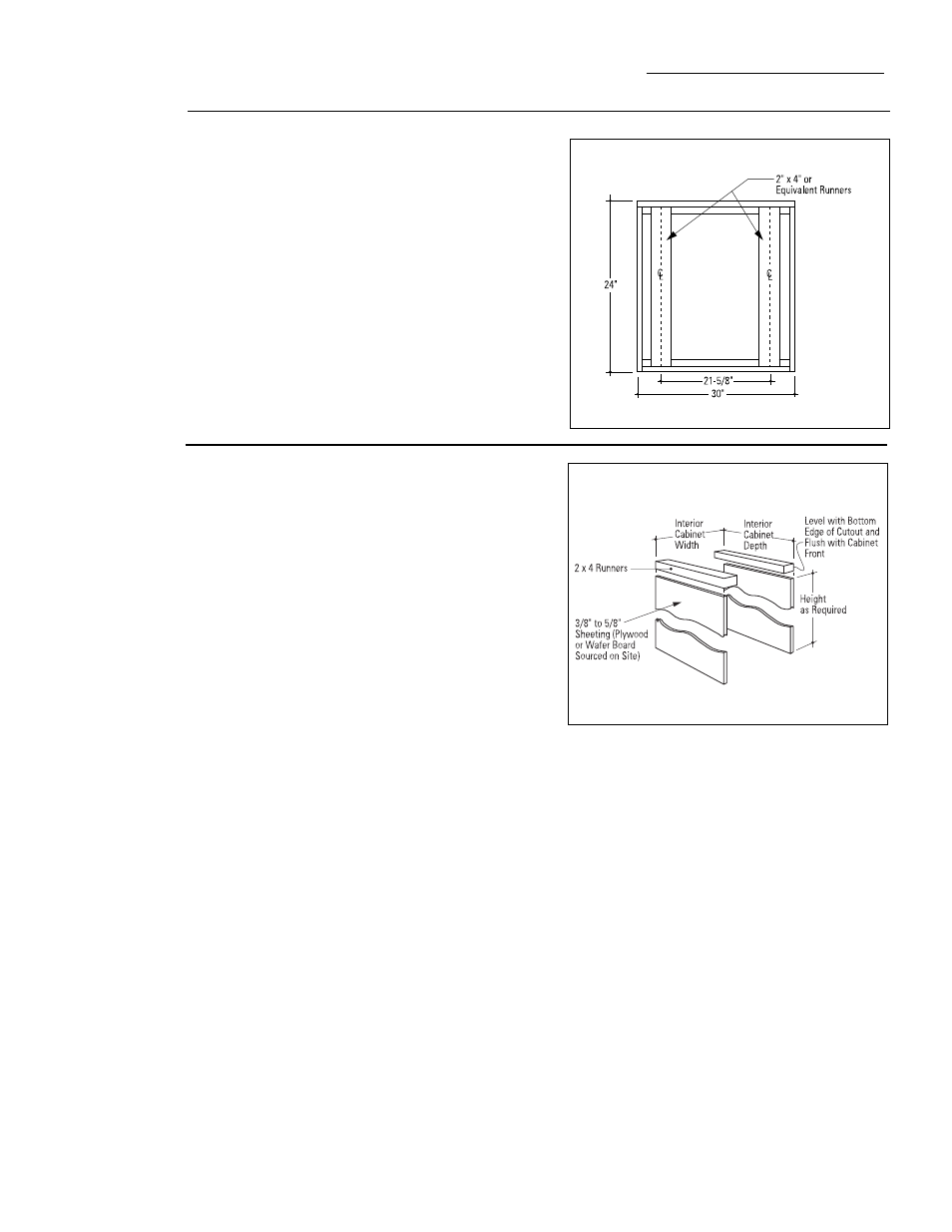Cabinetry modification suggestions | GE Monogram ZET737BW User Manual | Page 9 / 20