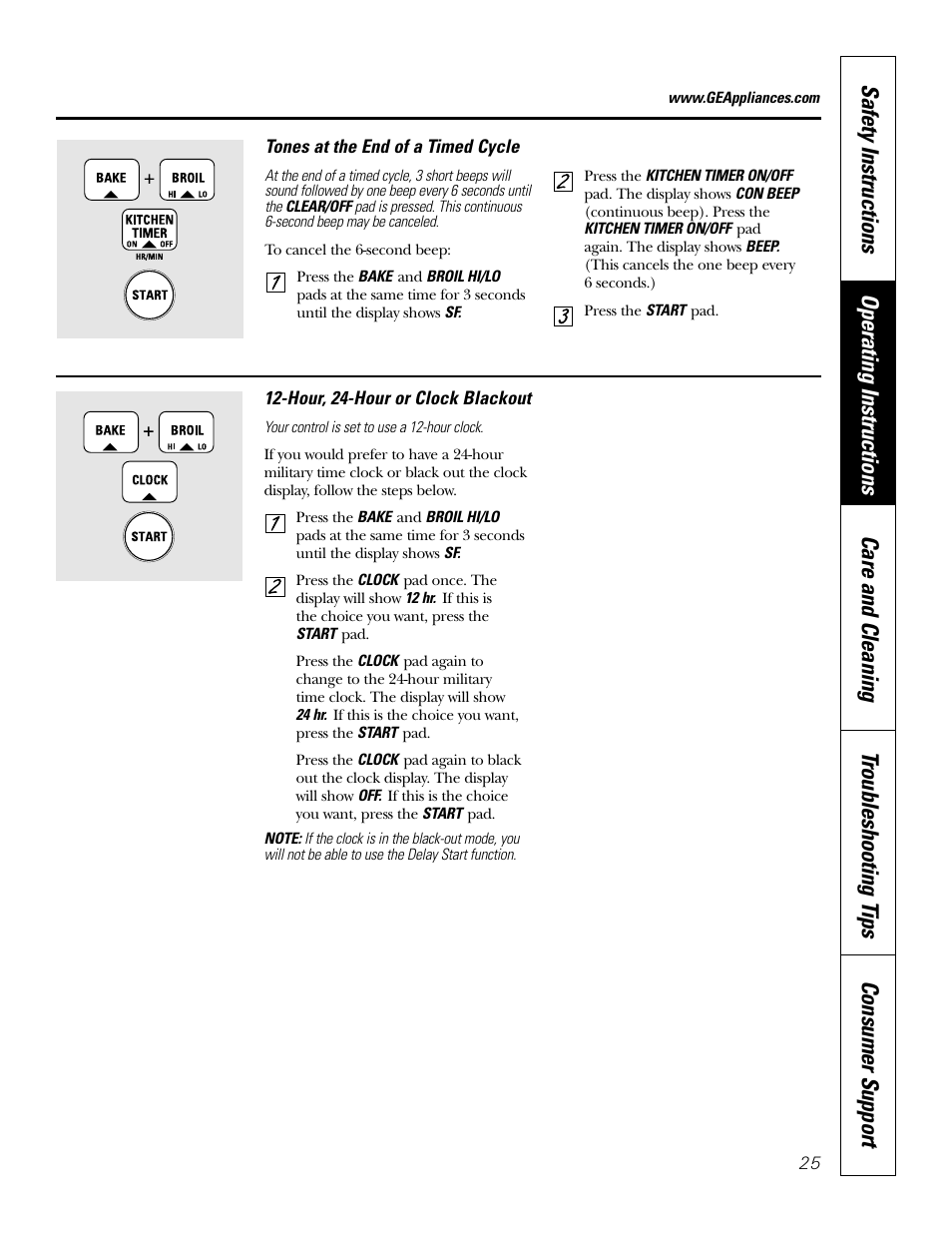 GE Monogram JT965 User Manual | Page 25 / 52