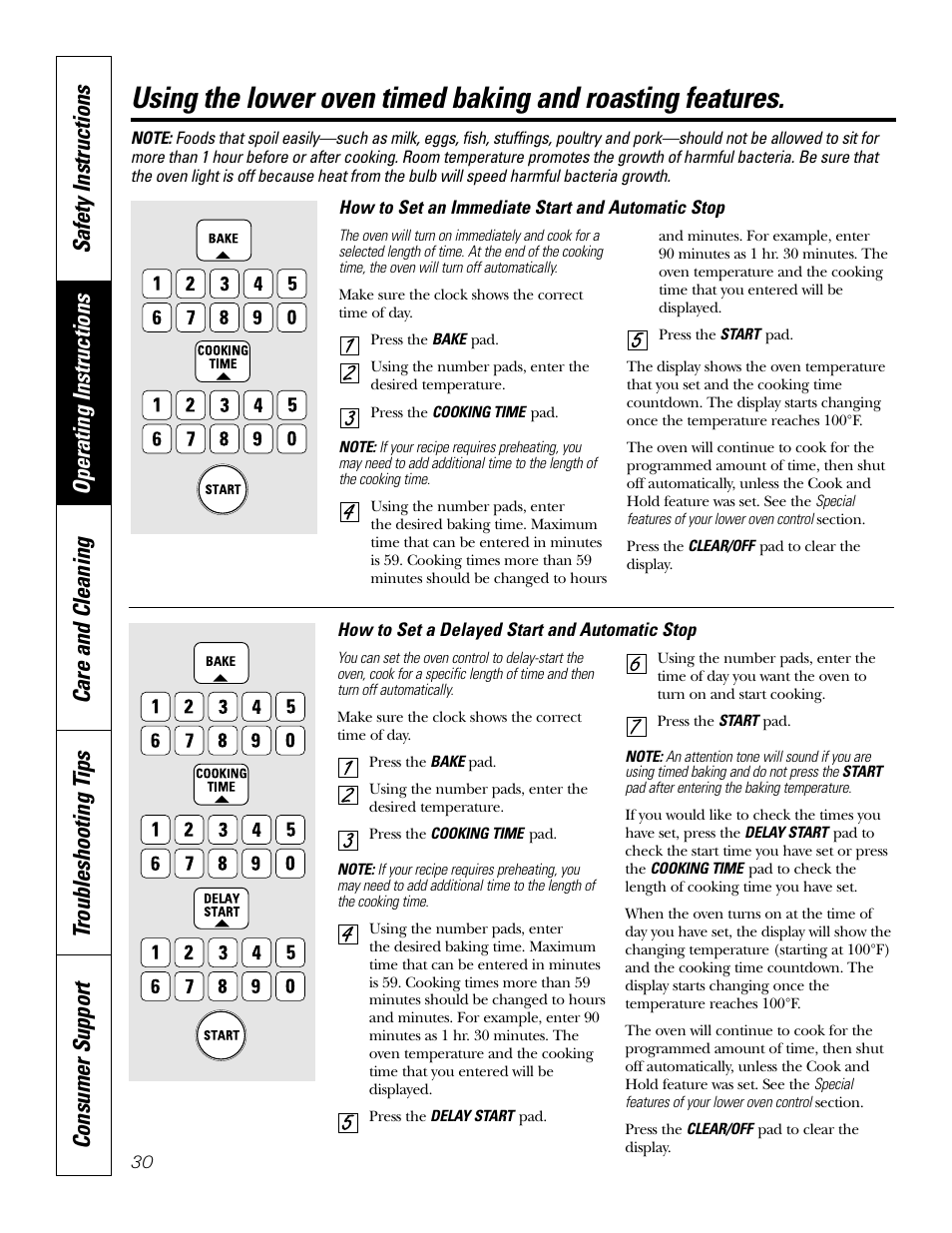 GE Monogram JT965 User Manual | Page 30 / 52