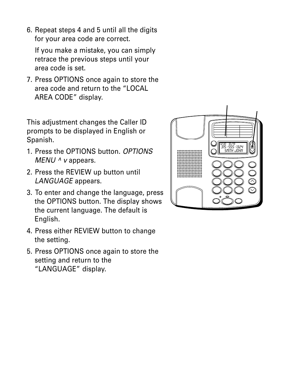 Setting the cid display language, Etting, Cid d | Isplay, Anguage | GE Monogram 29391 User Manual | Page 12 / 72