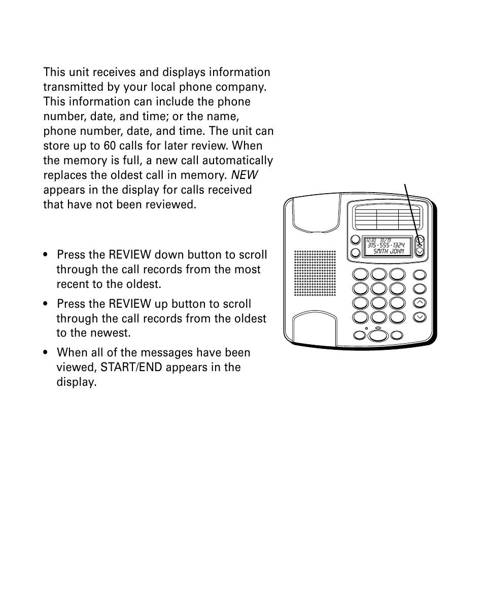 Receiving and storing calls, Reviewing call records, Eceiving | Toring, Alls, Eviewing, Ecords | GE Monogram 29391 User Manual | Page 16 / 72