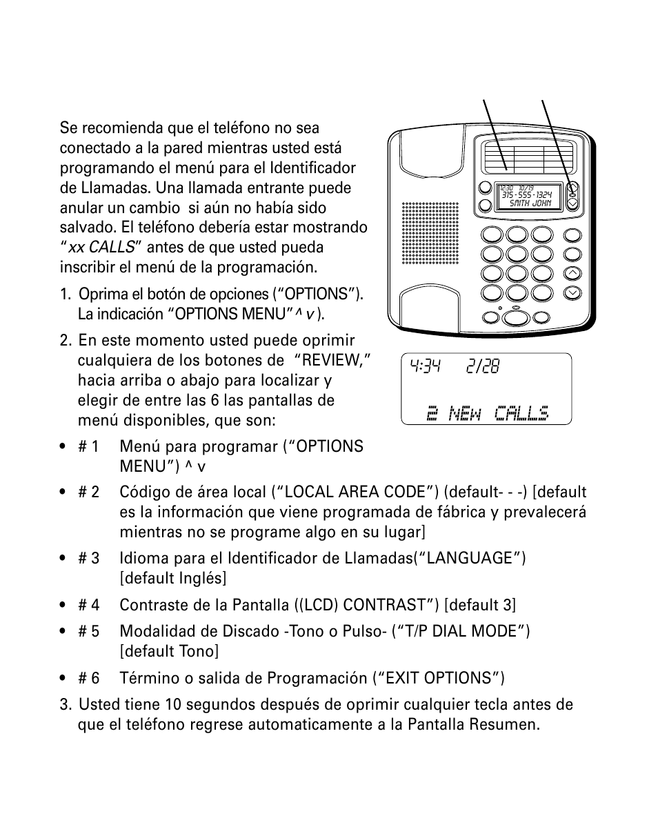 Programar, Dentificador, Lamadas | GE Monogram 29391 User Manual | Page 46 / 72