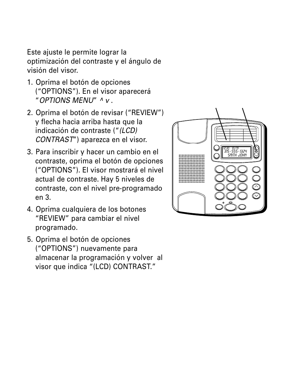 Para programar elcontraste de la pantalla, Rogramar, Ontraste | Antalla | GE Monogram 29391 User Manual | Page 49 / 72