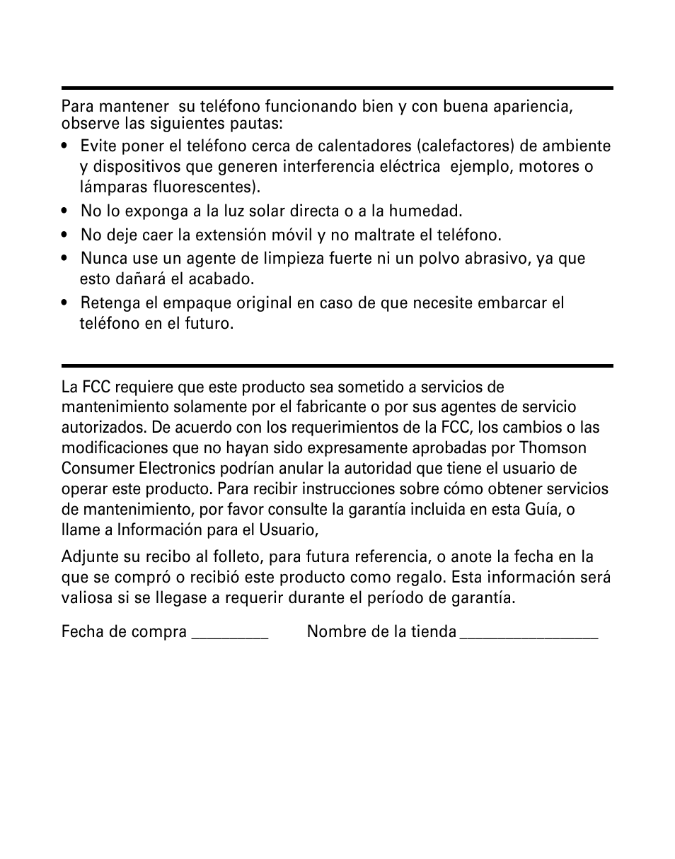 Cuidado general del producto, Cómo obtener servicios de mantenimiento, Uidado | General, Producto, Obtener, Servicios, Mantenimiento | GE Monogram 29391 User Manual | Page 68 / 72