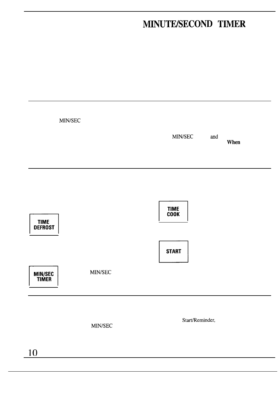 Delayed cooking, Hold time, Minute/second timer | How to use the, The minute/second timer using a holding time, How to time a 3-minute phone call, Programming delayed cooking, How to defrost, hold and time cook | GE Monogram ZW2000 User Manual | Page 10 / 36