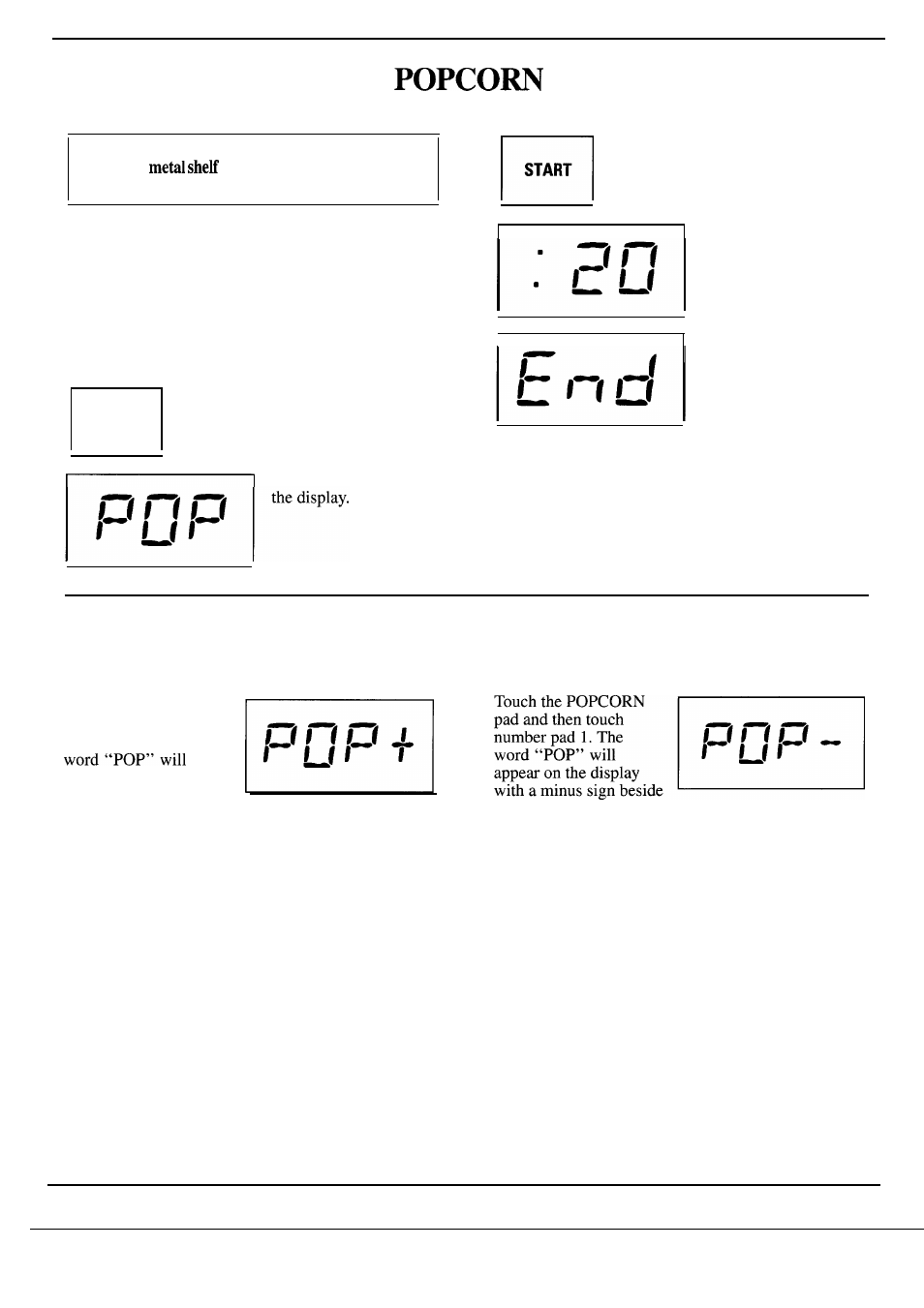 Popcorn | GE Monogram ZW2000 User Manual | Page 13 / 36