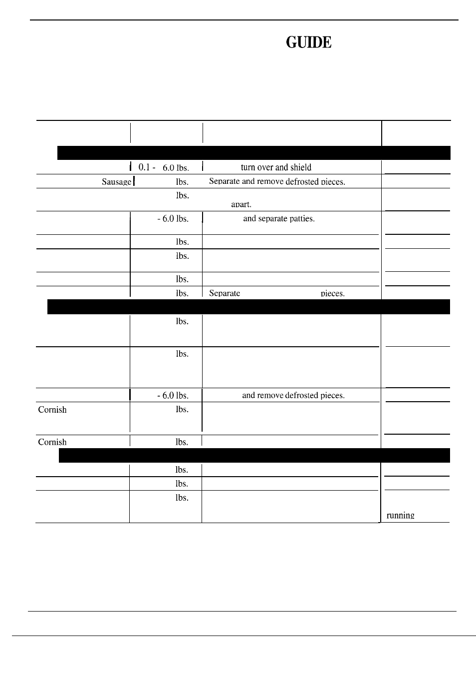 Auto defrost | GE Monogram ZW2000 User Manual | Page 17 / 36