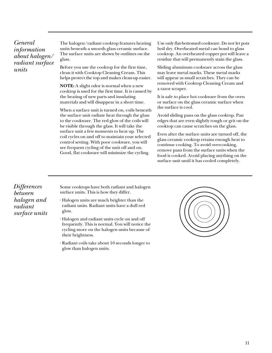 GE Monogram Component Cooktop System User Manual | Page 11 / 36