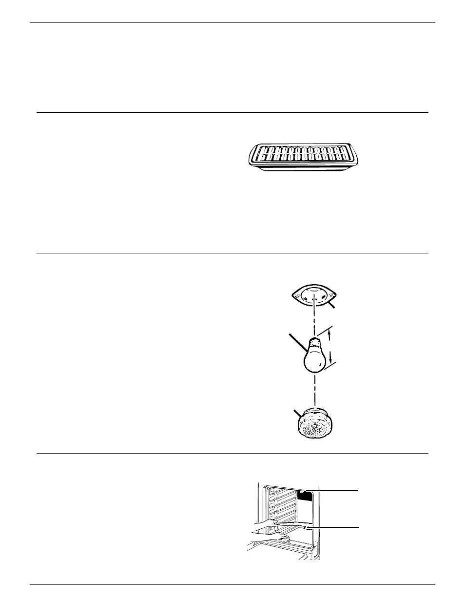 Care and cleaning, Broiler pan and grid, Oven light replacement | Care and cleaning –39, Oven heating elements, Oven light bulb | GE Monogram ZET737 User Manual | Page 37 / 44