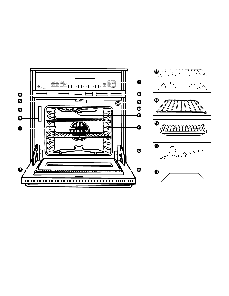 Features, Features , 7, 6features of your oven | GE Monogram ZET737 User Manual | Page 6 / 44