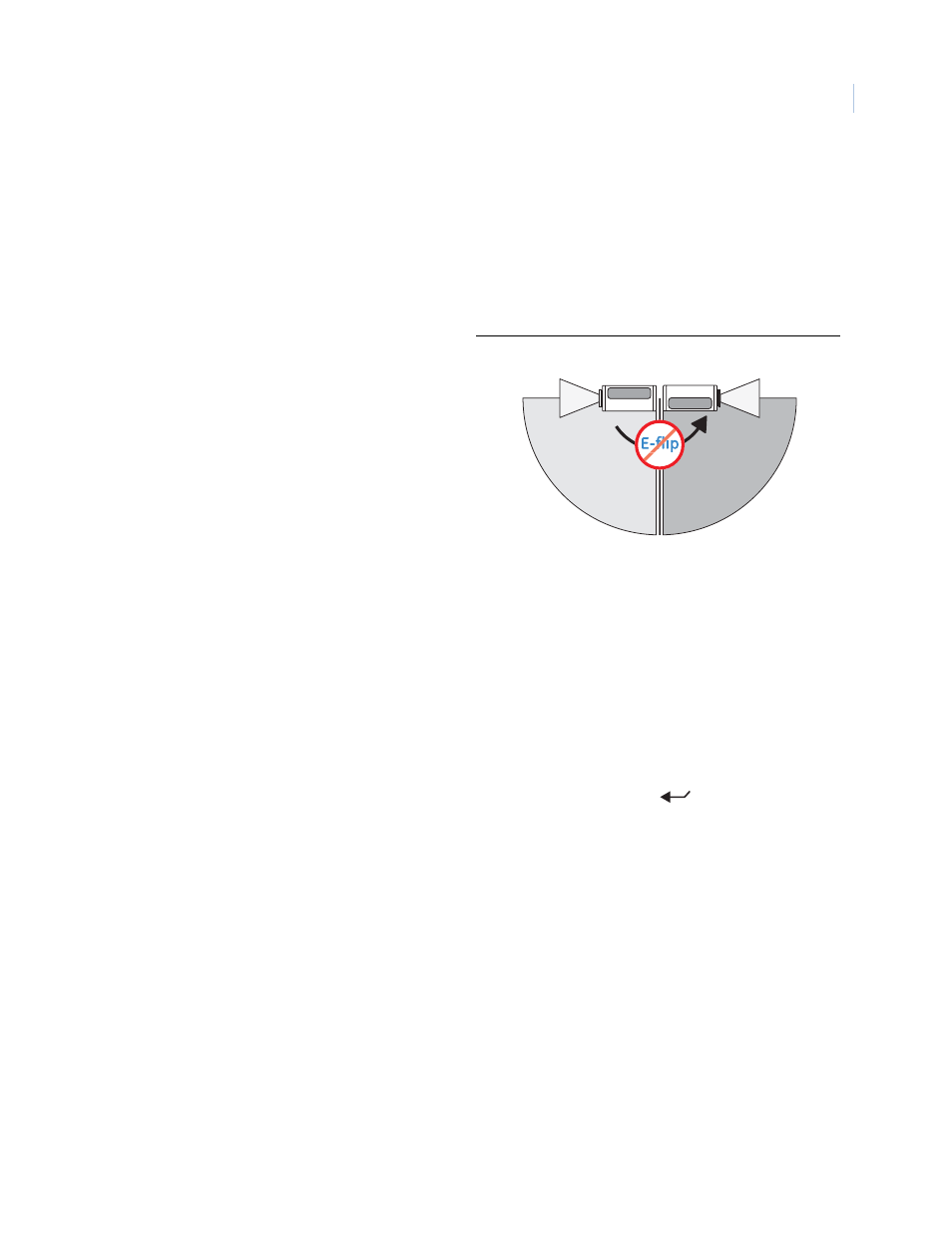 System operation, Setting autopan limits, Figure 55. no e-flip with autopan limits | Rebooting the dome, Resetting the dome, Setting autopan limits rebooting the dome | GE Monogram Security Legend Camera User Manual | Page 67 / 77