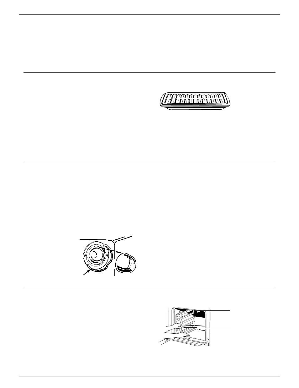 Care and cleaning, Broiler pan and grid, Oven light replacement | Care and cleaning –31, 29 care and cleaning | GE Monogram ZEK735 User Manual | Page 29 / 36