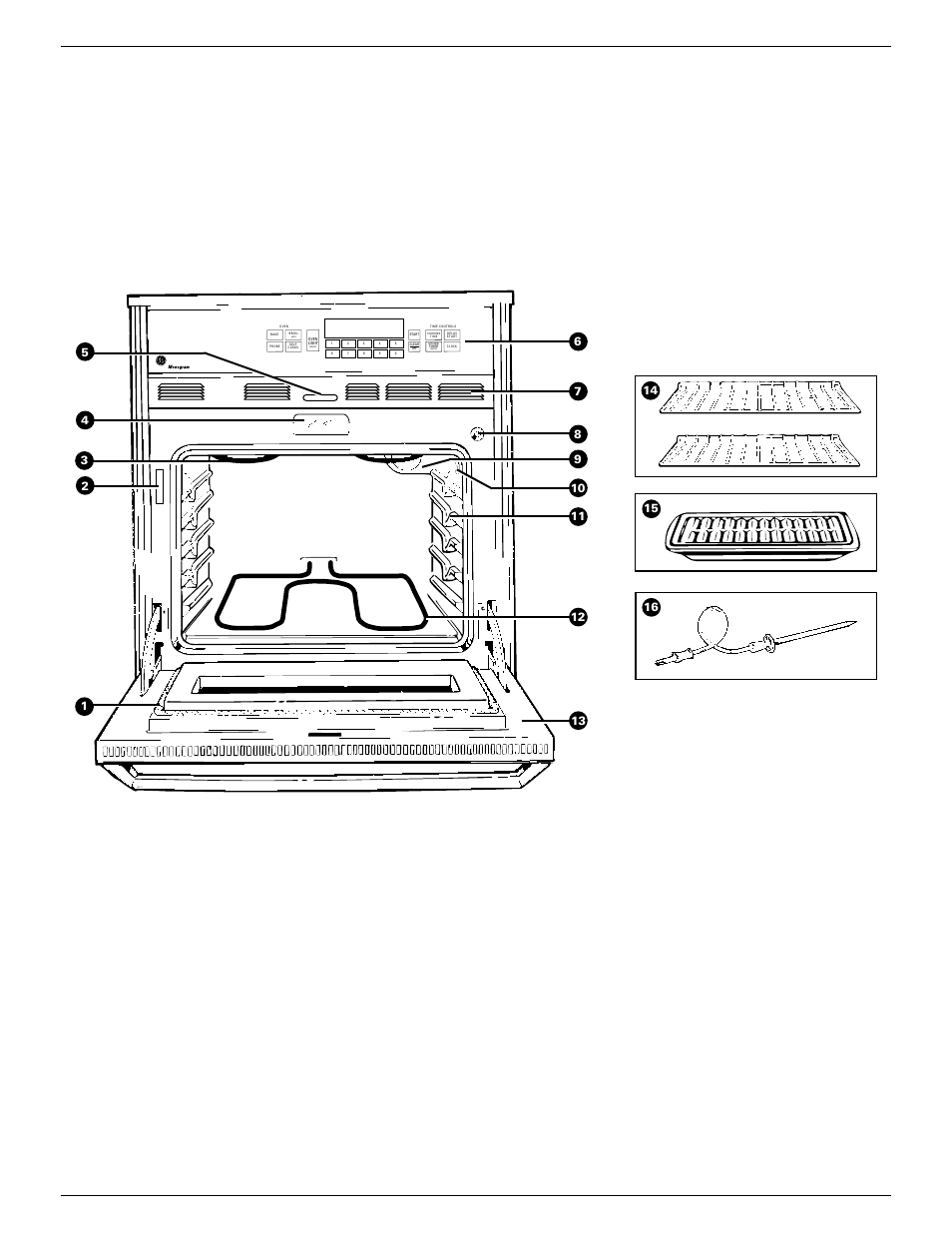 Features, Features , 7, 6features of your oven | GE Monogram ZEK735 User Manual | Page 6 / 36