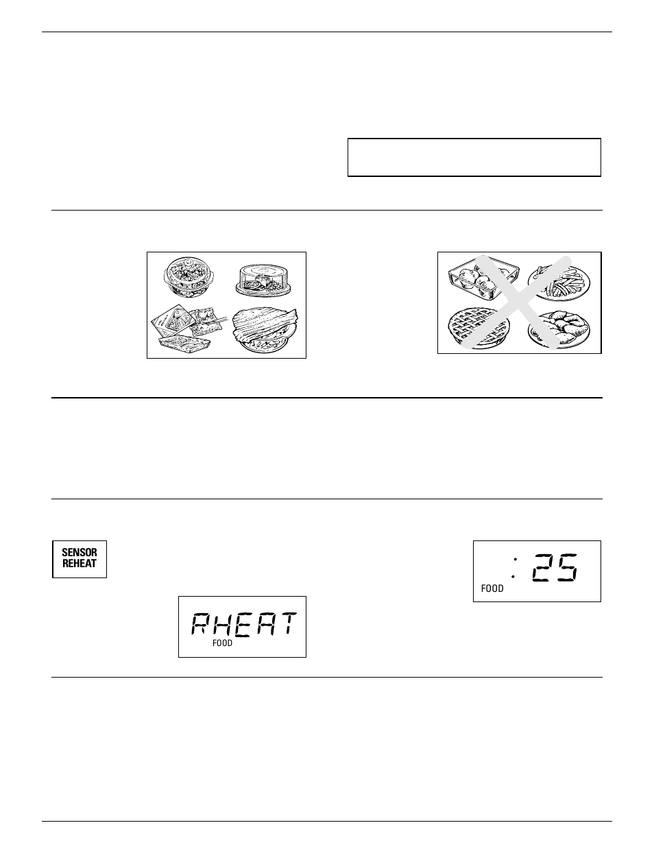 Sensor reheat | GE Monogram ZMC1090 Series User Manual | Page 21 / 36