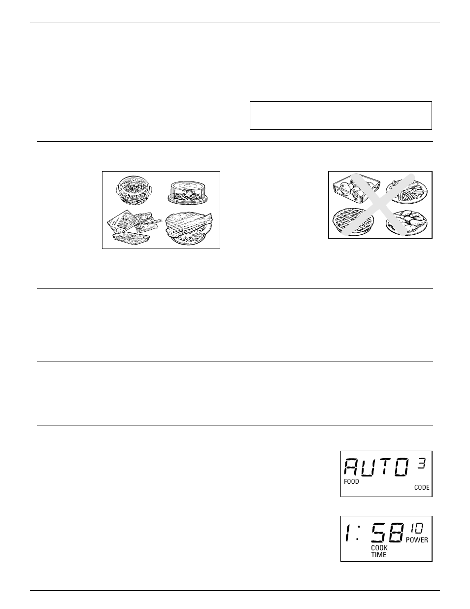Sensor cook, Sensor cook , 23 | GE Monogram ZMC1090 Series User Manual | Page 22 / 36