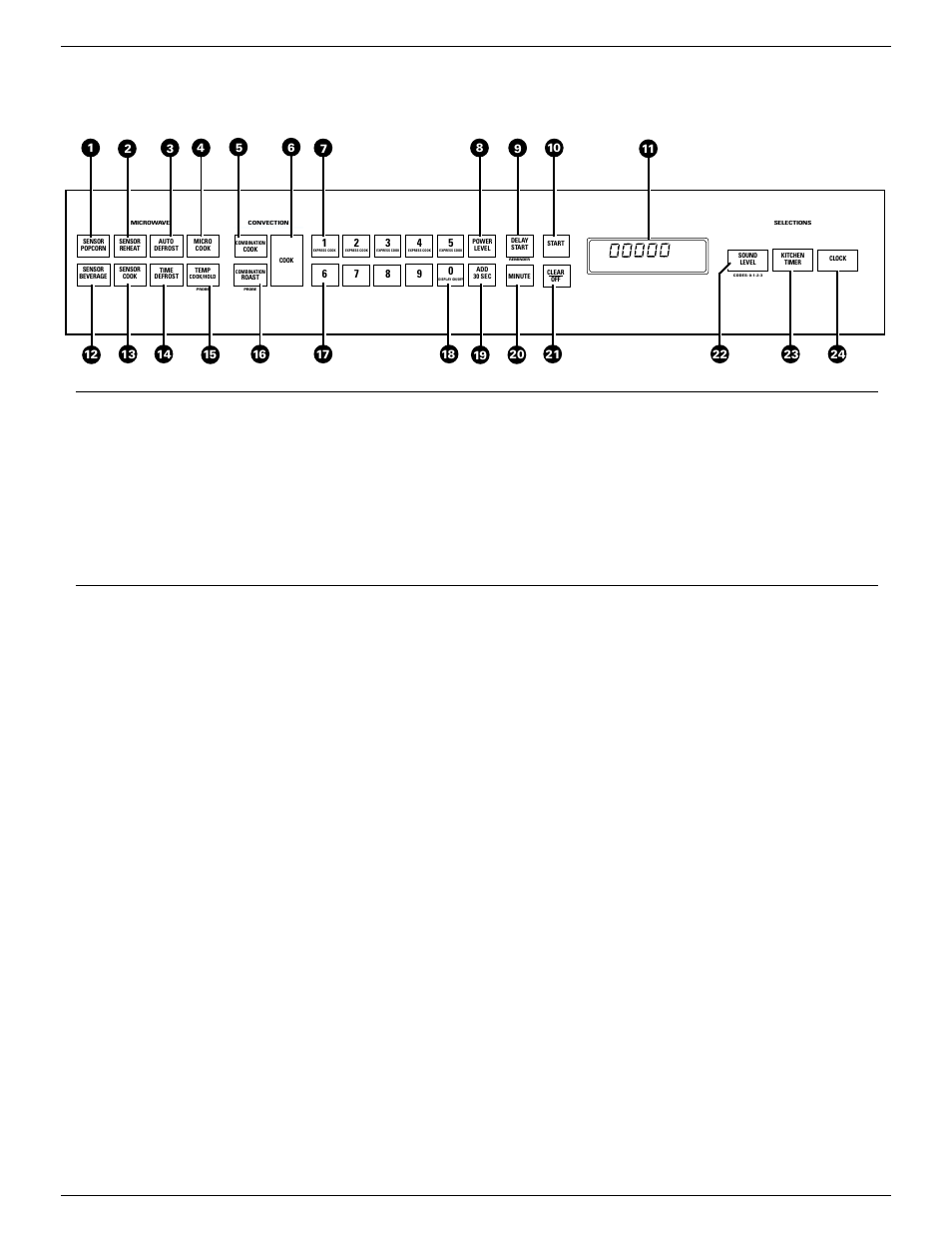 When you plug in the oven temperature probe, Clock display on/off feature | GE Monogram ZMC1090 Series User Manual | Page 9 / 36