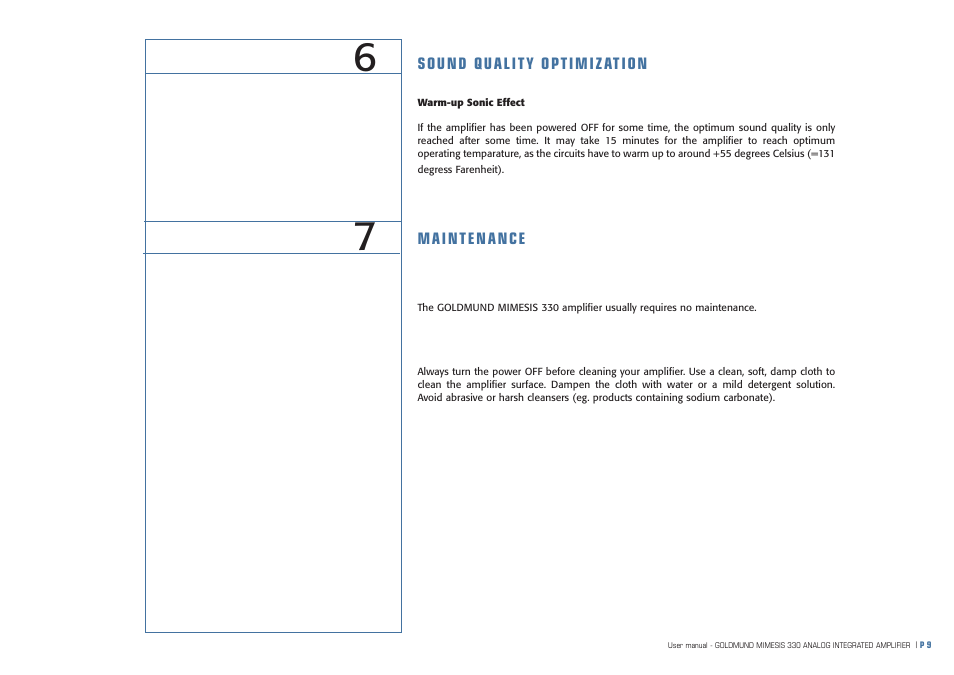 Goldmund MIMESIS 330 User Manual | Page 10 / 12