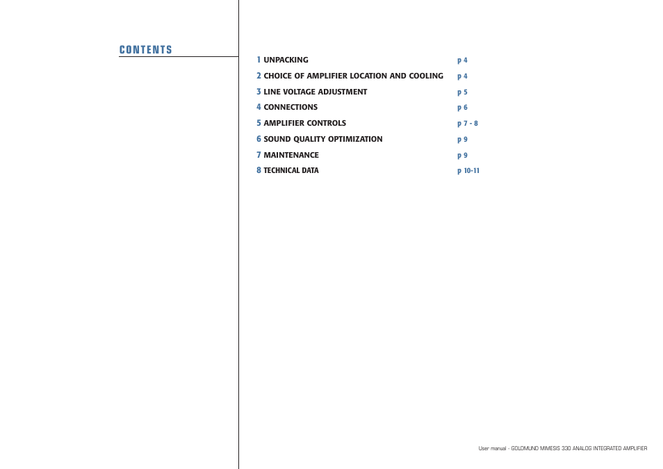 Goldmund MIMESIS 330 User Manual | Page 4 / 12