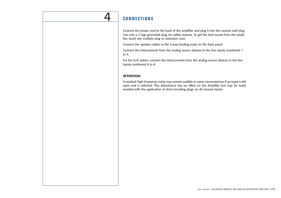 Goldmund MIMESIS 330 User Manual | Page 7 / 12