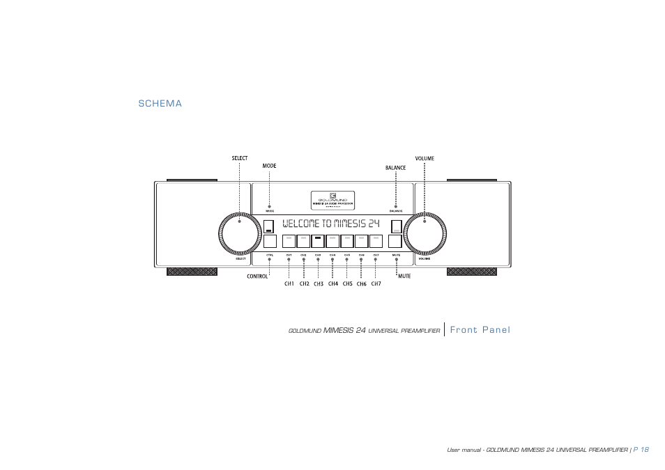 Goldmund MIMESIS 24 User Manual | Page 19 / 20