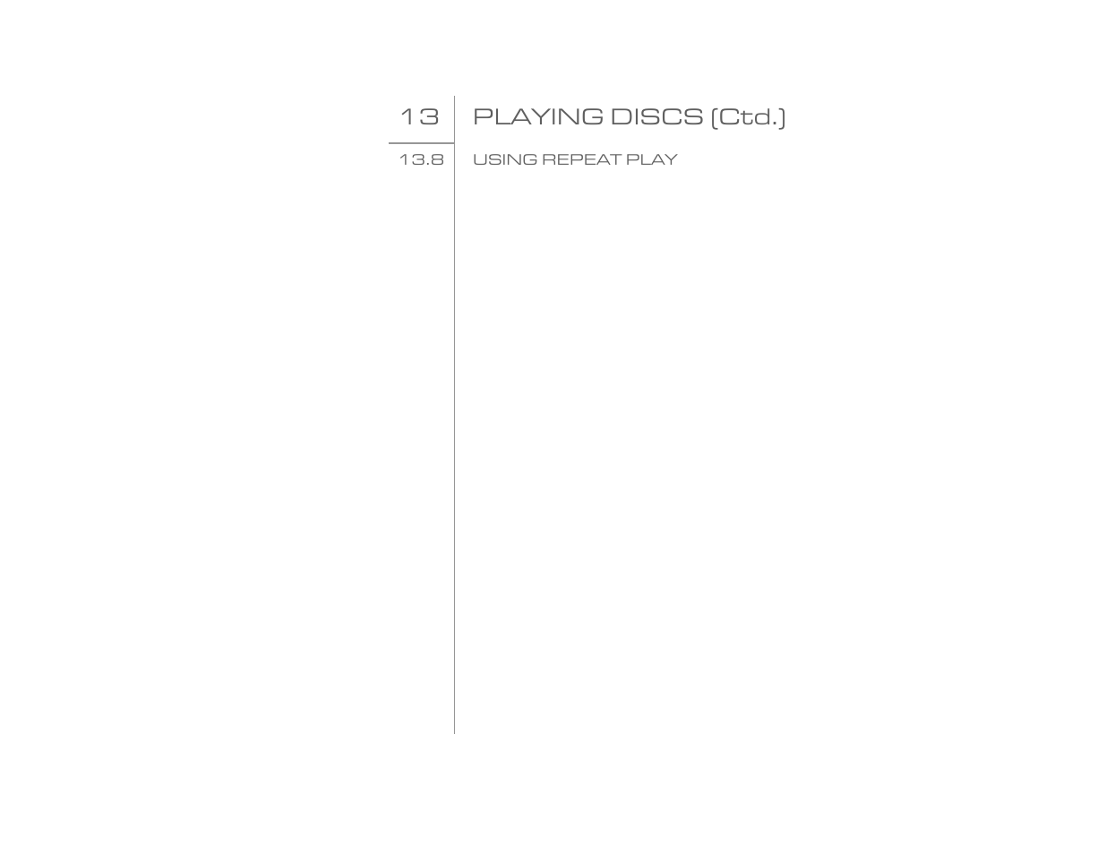 13 playing discs (ctd.) | Goldmund EIDOS 20DVD User Manual | Page 23 / 43