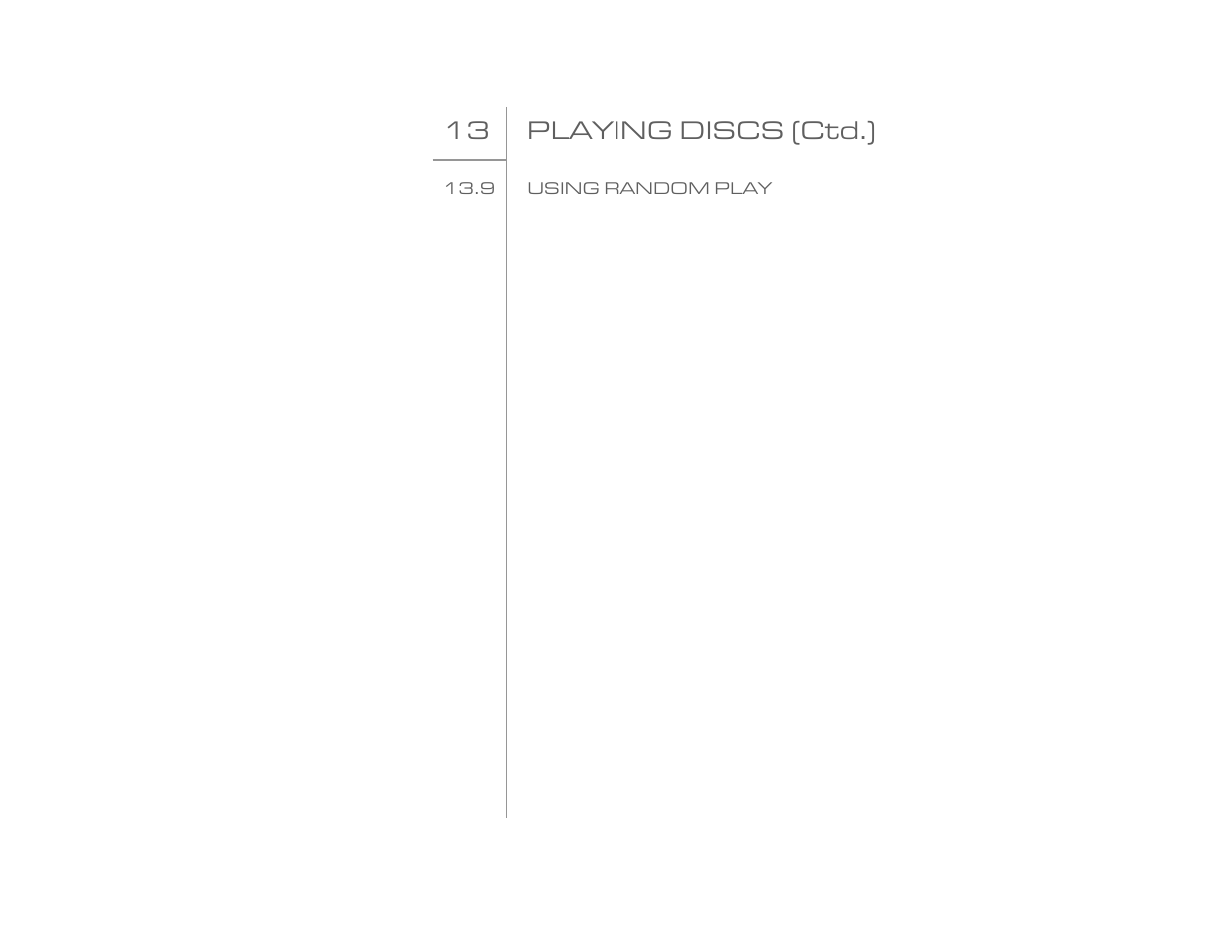 13 playing discs (ctd.) | Goldmund EIDOS 20DVD User Manual | Page 24 / 43