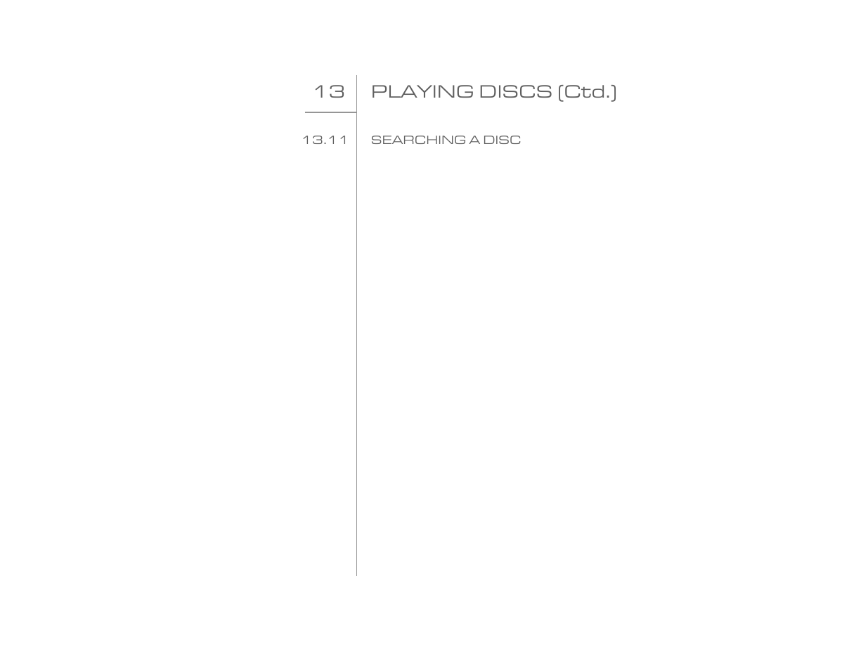 13 playing discs (ctd.) | Goldmund EIDOS 20DVD User Manual | Page 26 / 43