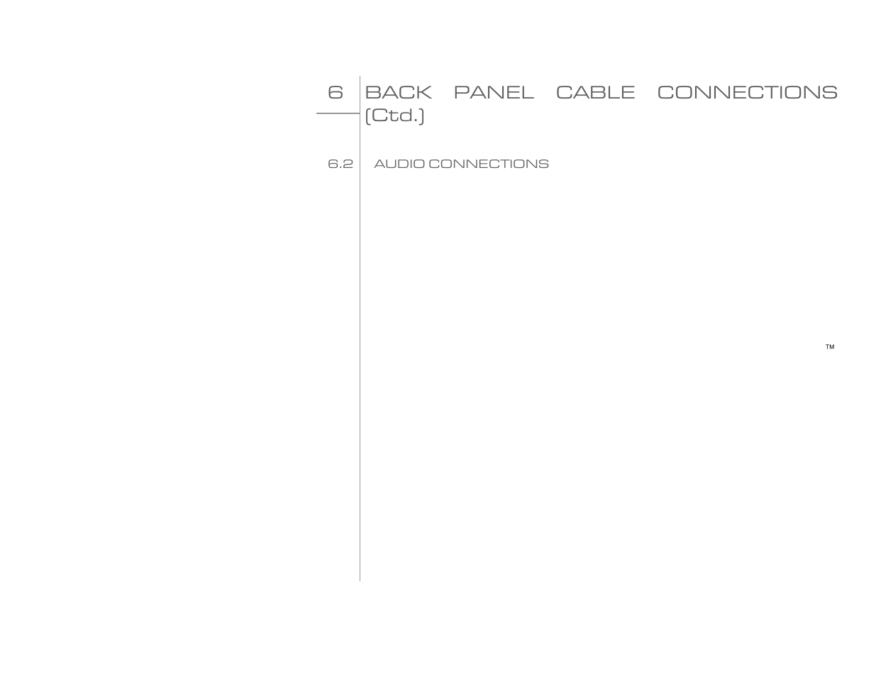 6 back panel cable connections (ctd.) | Goldmund EIDOS 20DVD User Manual | Page 9 / 43