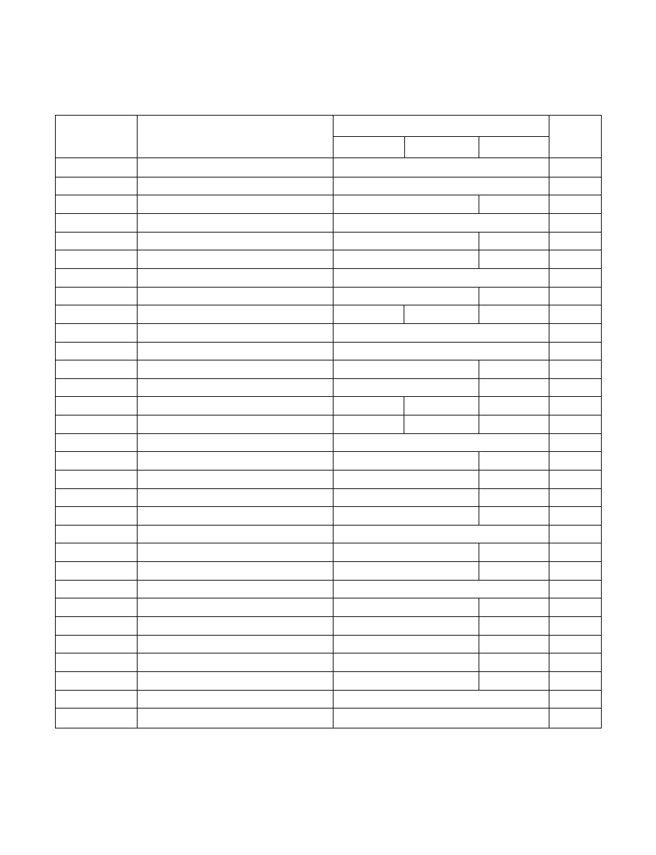 Service parts list | Goldstar LWJ0611PCG User Manual | Page 30 / 32