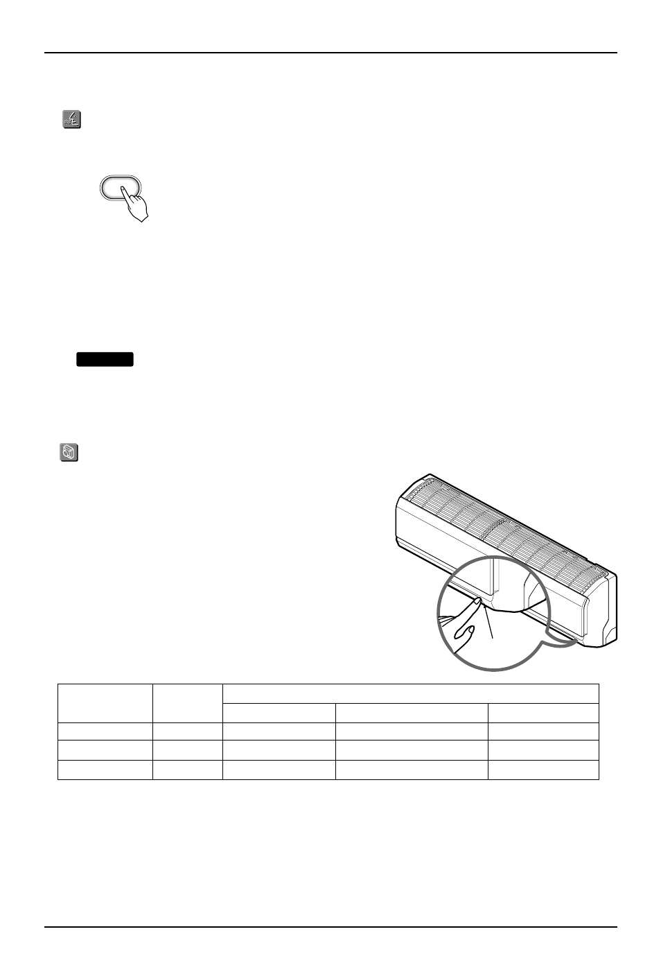 24 room air conditioner, Auto clean (optional), Forced operation | Test operation | Goldstar LS242CE User Manual | Page 24 / 29