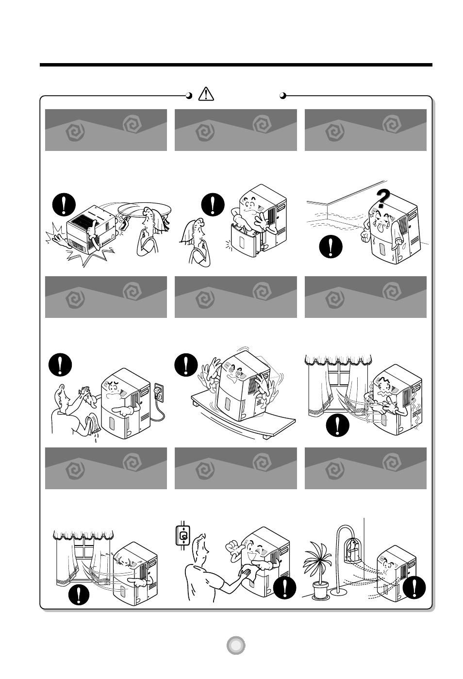 Caution | Goldstar DH50EL DH65E User Manual | Page 4 / 11