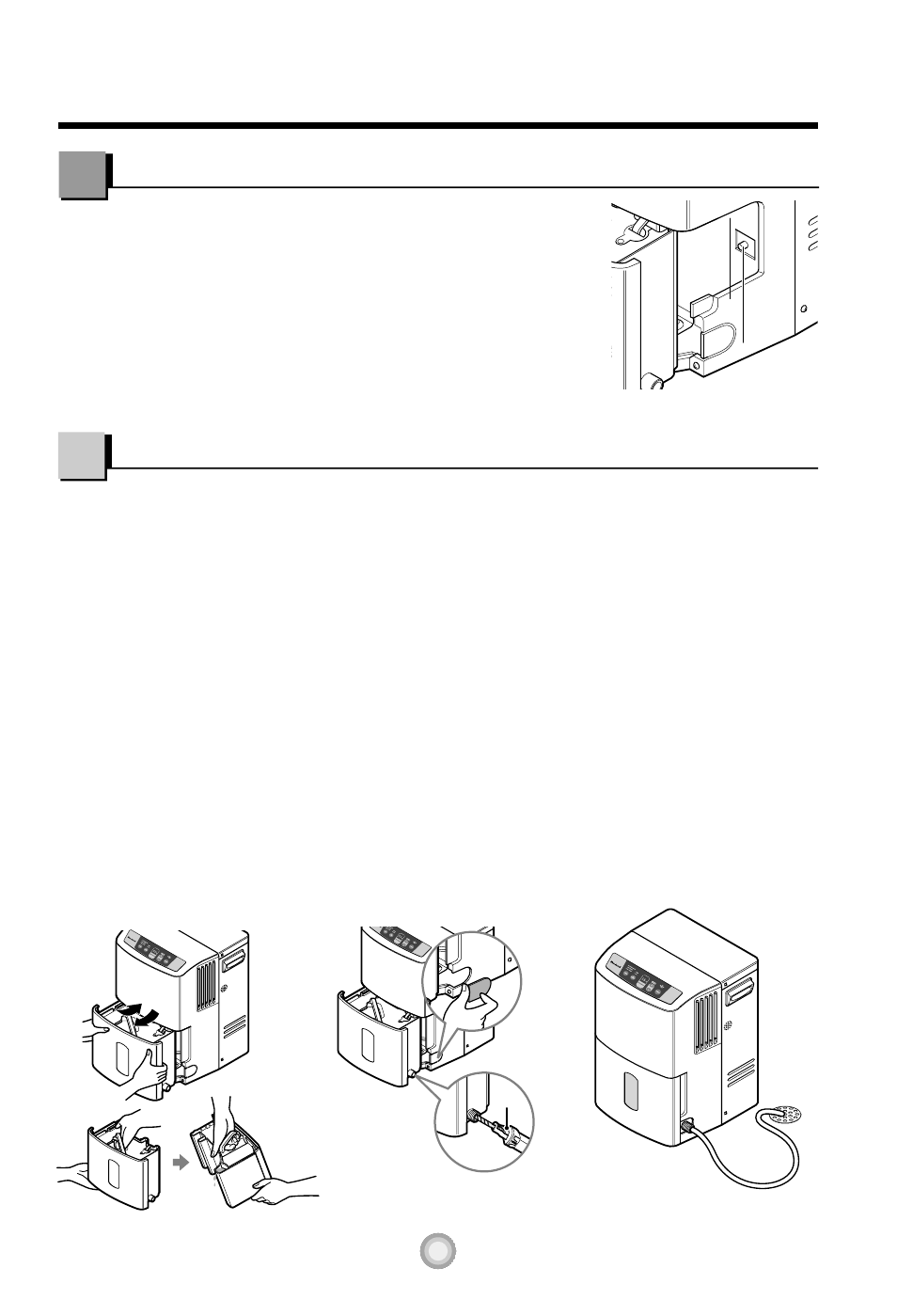 Automatic shut off, Disposing of collected water | Goldstar DH50EL DH65E User Manual | Page 7 / 11