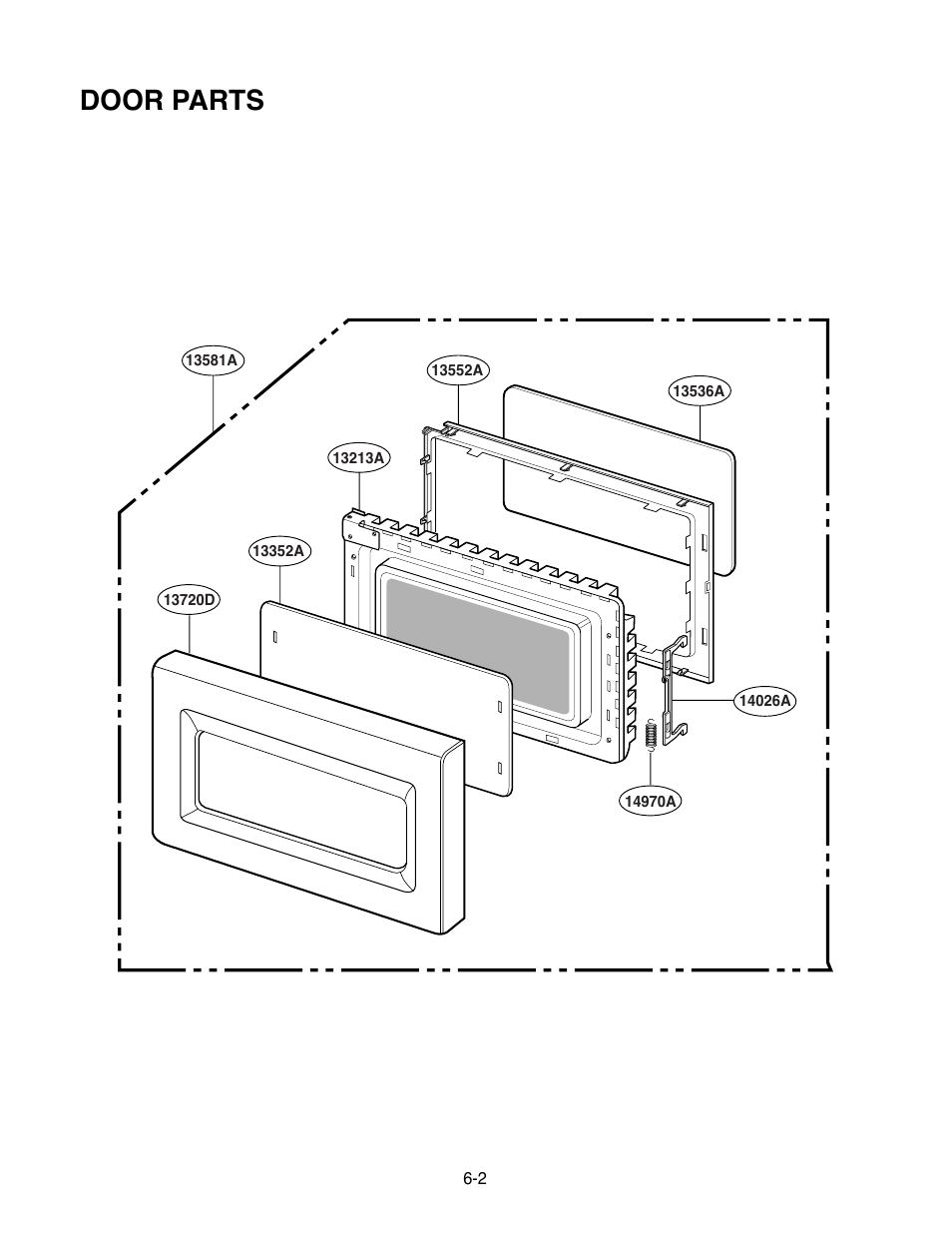 Door parts | Goldstar MA-2005ST User Manual | Page 39 / 46