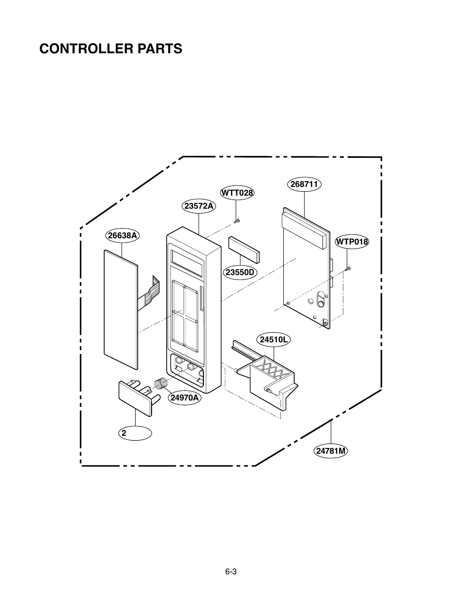 Controller parts | Goldstar MA-2005ST User Manual | Page 40 / 46